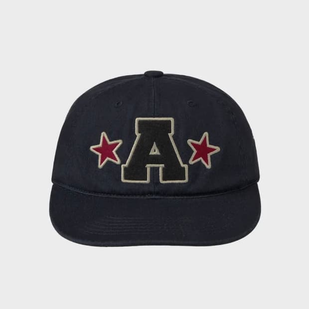 aeae washed capital logo cap 네이비