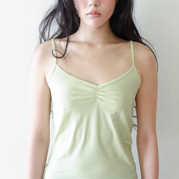 샵페어리 clear sleeveless (lime)