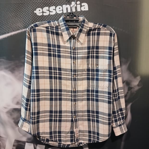 입생로랑 체크 셔츠