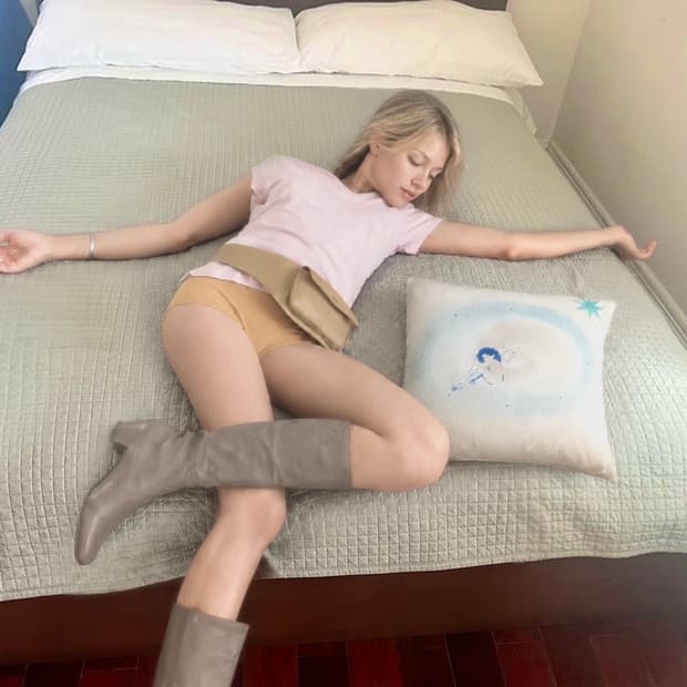 Lucky girl cushion