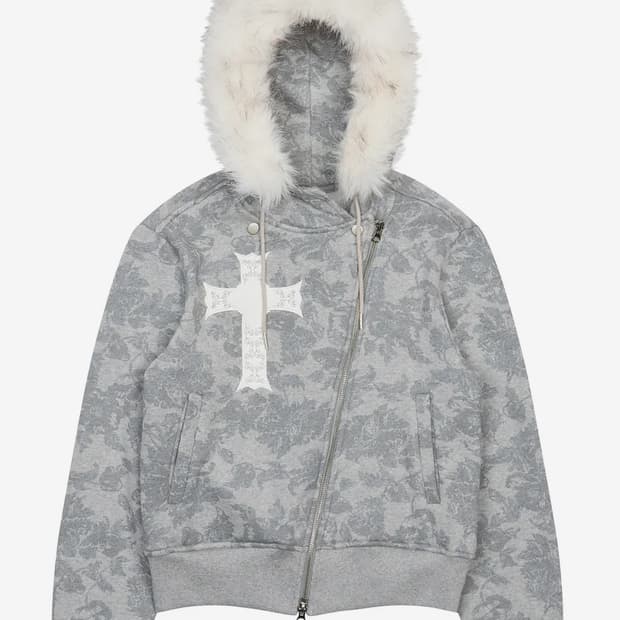 (구해욤..) 러브이즈트루 퍼후드집업 그레이