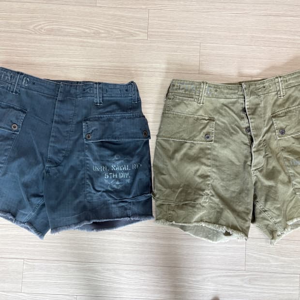 [일괄] 폴로 헤링본 카고 쇼츠 올리브 네이비 32