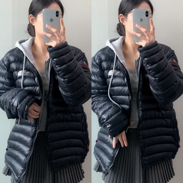 노스페이스 경량 패딩