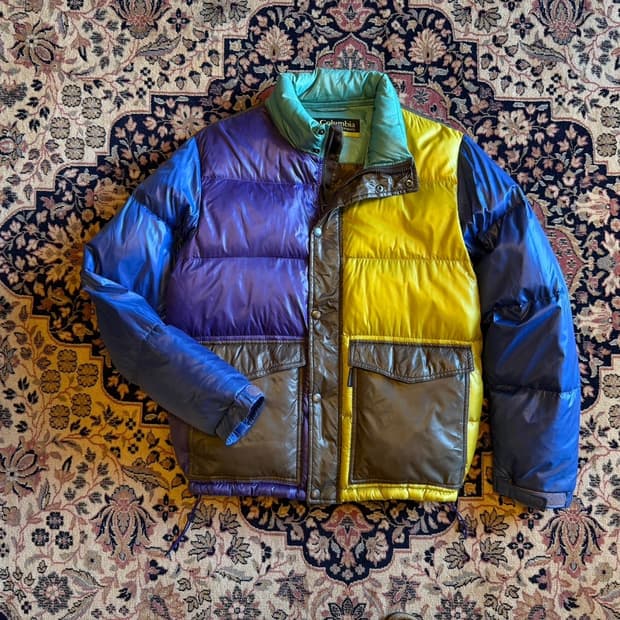 콜롬비아 구스다운 자켓 남성100