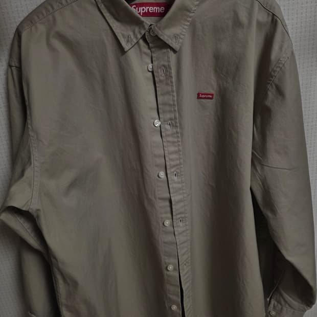 슈프림 스몰 박스 셔츠 라이트 탄 - S size