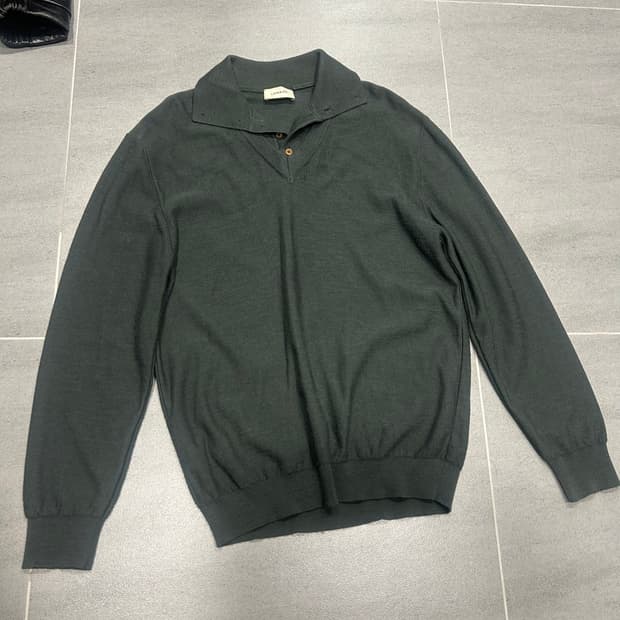 르메르 트롱르푀유 니트 그레이