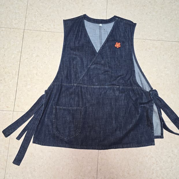 겐조 데님 베스트 L / 세븐틴 민규 착용모델