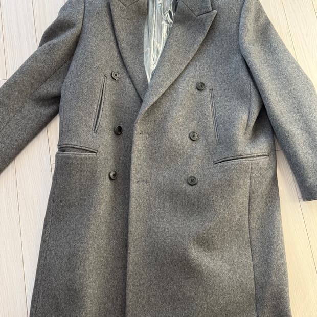 EQL 더블 브레스티드 코트 (M)