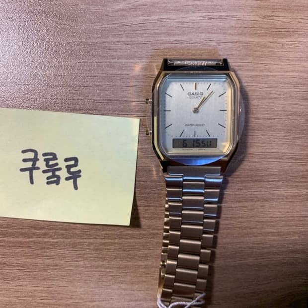 카시오 AQ-230GA-9DMQ 금장 시계