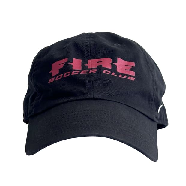 나이키 S1ZE 검정 블랙 볼캡 ‘Fire Soccer Club’
