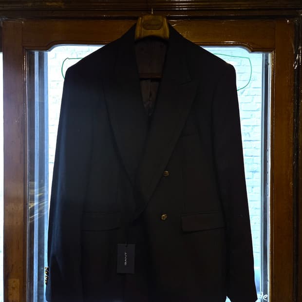 간트 네이비 더블브레스티드자켓 