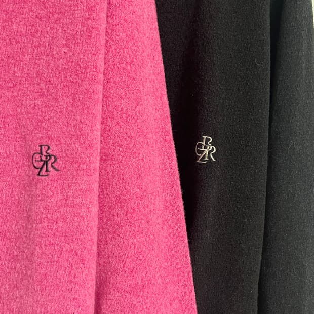 시티브리즈 소프트 루즈핏 목폴라티(블랙, 핑크)