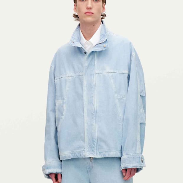 솔리드옴므 데님 쉘파카