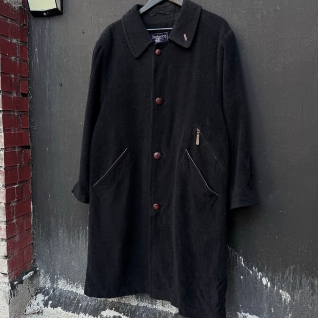 Burberrys 버버리 버튼업 싱글 울 코트 