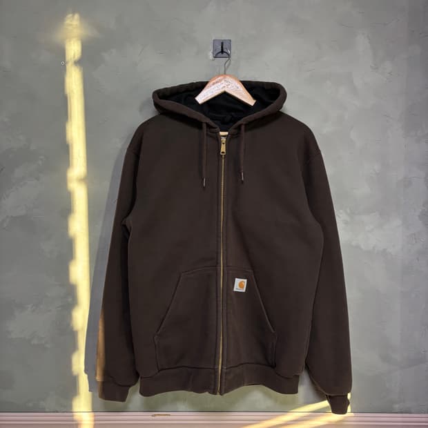 칼하트 써멀 후드집업 브라운