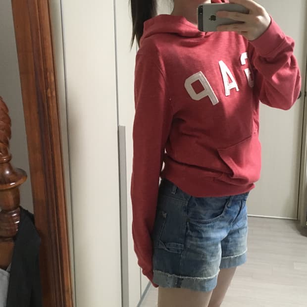 Beams heart denim shorts