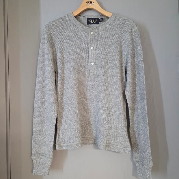 RRL 더블알엘 헨리넥 긴팔 티셔츠 S