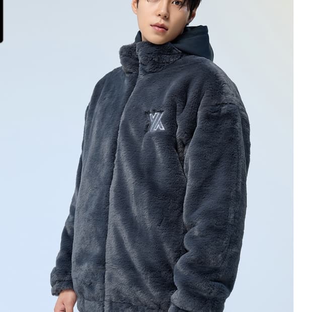 젝시믹스 퍼 리버시블 자켓 남성 XL