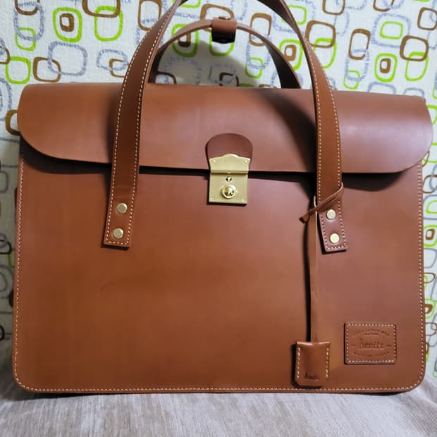 헤비츠 304브리프케이스  레디쉬브라운 