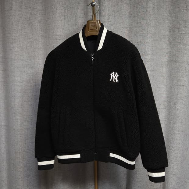 95-100 ) MLB 뉴욕 양키스 뽀글이 오버핏 자켓