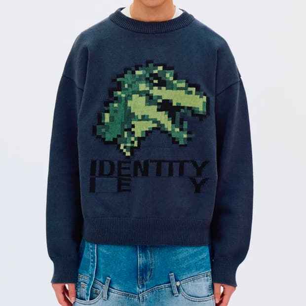 이에이 IEY 공룡 니트