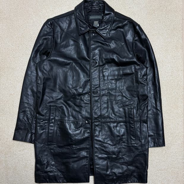 L) 바나나리퍼블릭 레더 카코트 올드갭 카코트