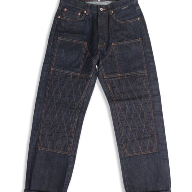 데님인디고마스터 바이커 데님 팬츠