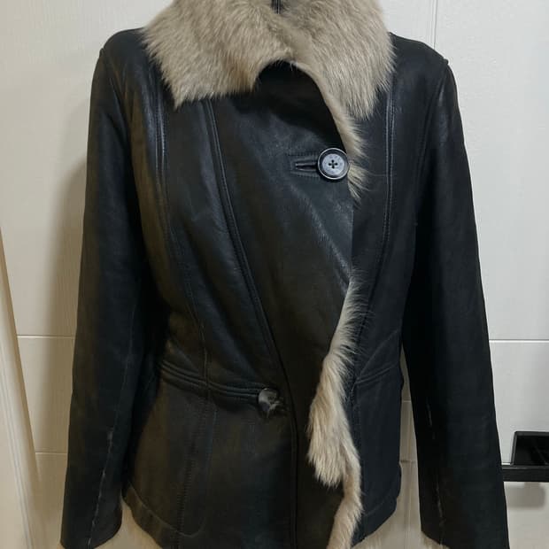 빈티지 퍼 양가죽 자켓