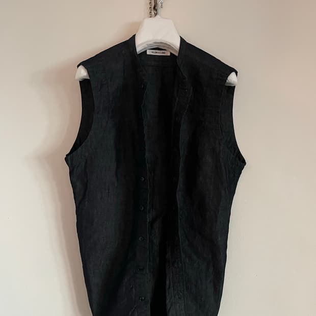 helmut lang denim vest