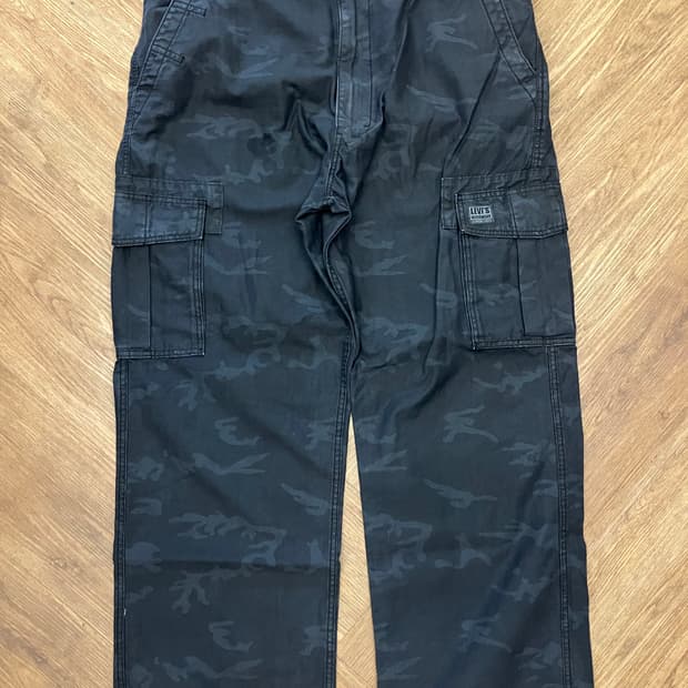 N224 40Size 리바이스 카고 카모 팬츠 빈티지
