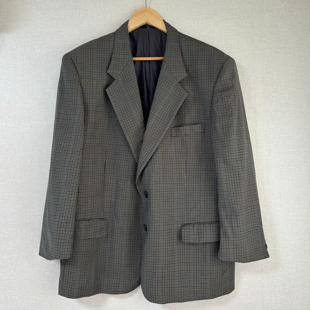 Valentino Wool Light Weight Check Jacket