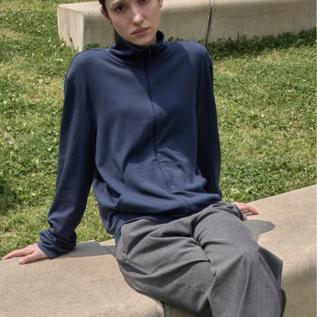 머듈 넥 집업 나이트