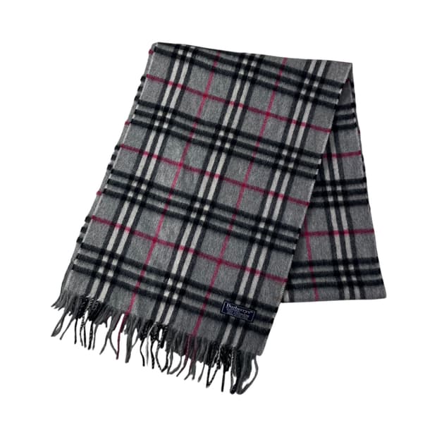 버버리 노바체크 캐시미어 머플러 