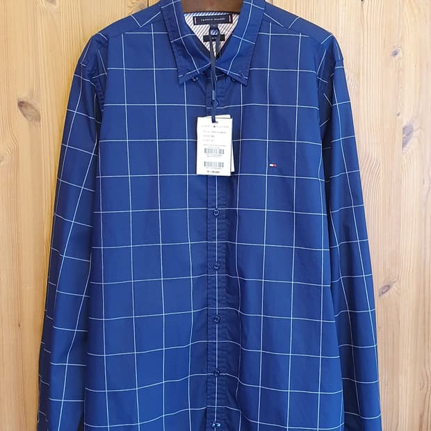 (새상품)105.타미 체크 셔츠