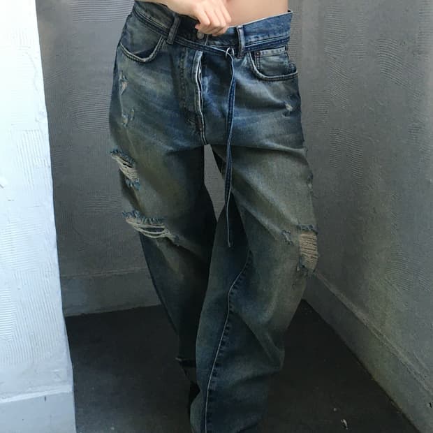 Acne Studio 아크네스튜디오 디스트레스드 데님 팬츠 