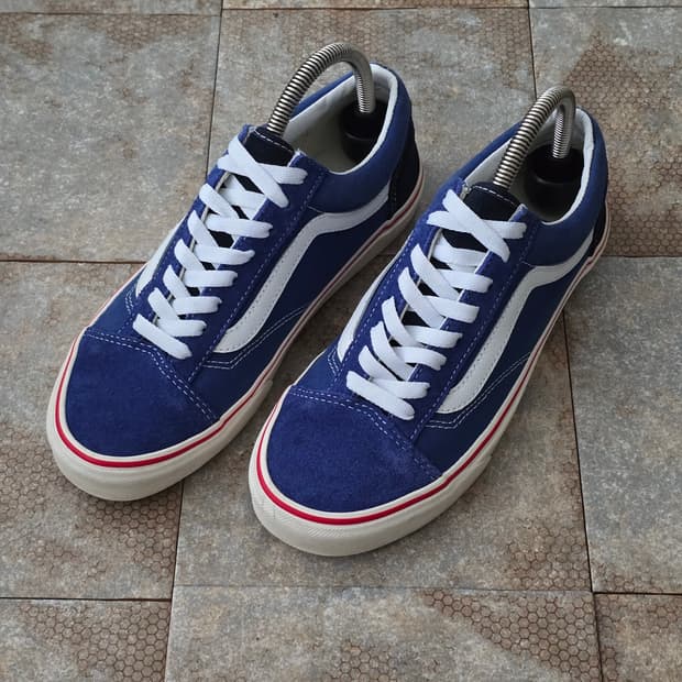 (260)반스 스타일 36 블루 화이트