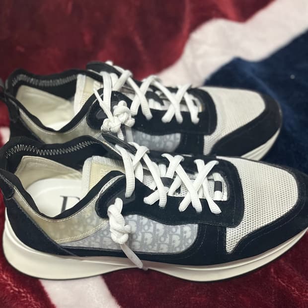 디올 B25 OBLIQUE 스니커즈 42(275)