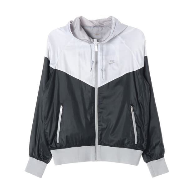 나이키 윈드러너 화이트 블랙 바람막이