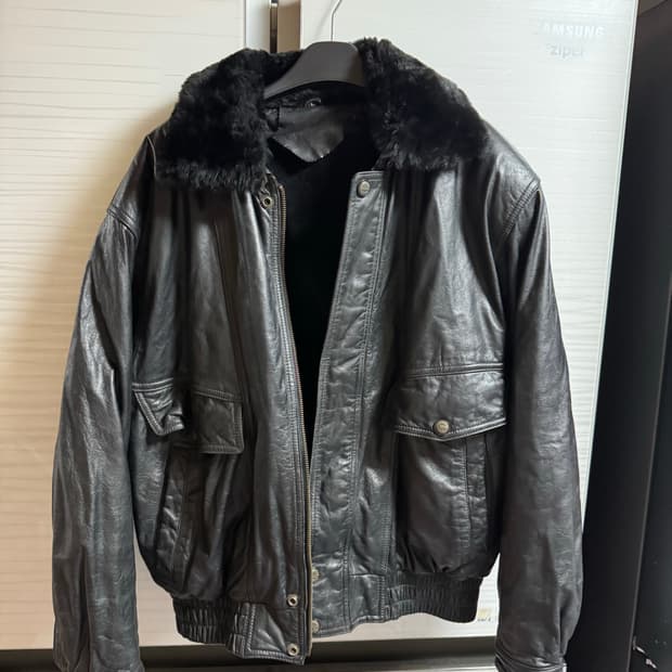빈티지 가죽 a2자켓 리얼레더 L사이즈