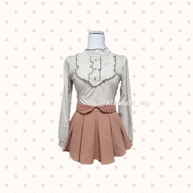 리즈리사 브라운 큐롯 스커트 라떼갸루 히메갸루 