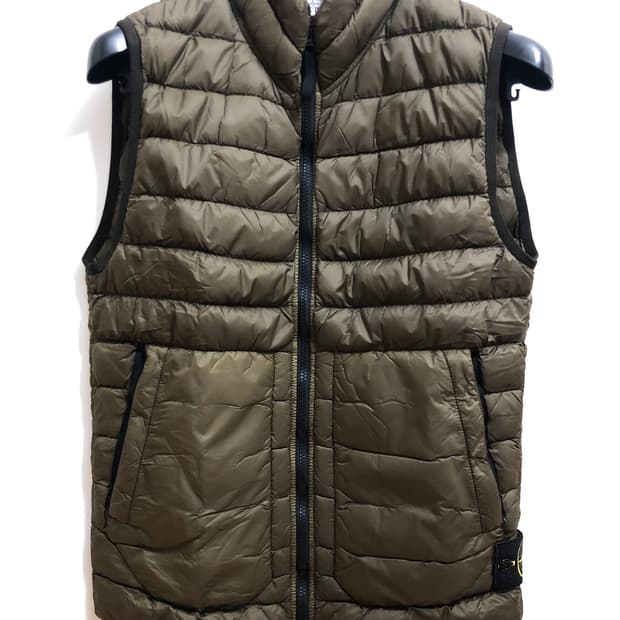 [S] 스톤아일랜드 가먼트 얀 다운패딩 조끼 베스트
