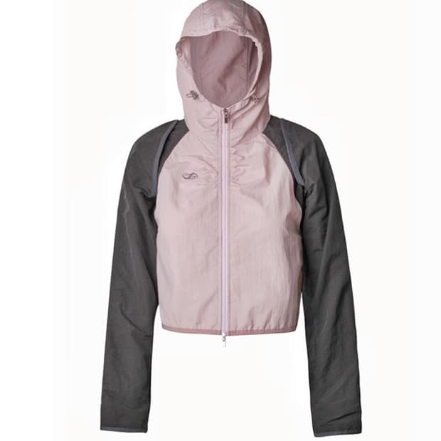 허그유어스킨 볼레로 윈드쉘 핑크