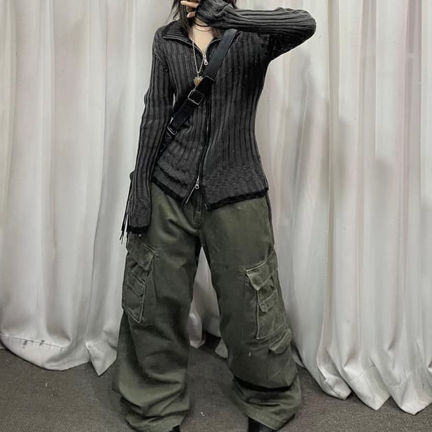 빈티지 투웨이 집업