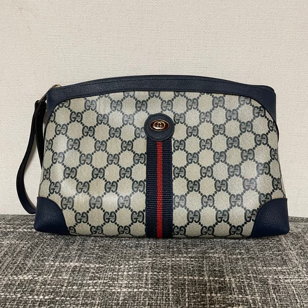 올드 빈티지 구찌 GG 클러치 정품