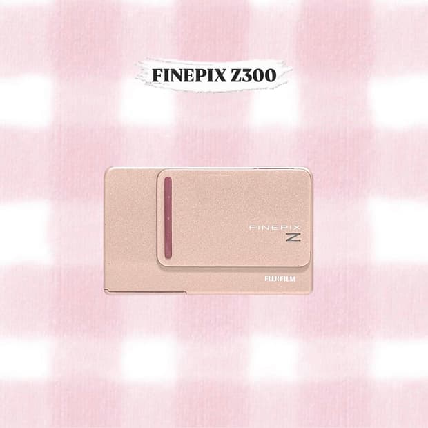 후지필름 파인픽스 Z300 핑크 빈티지디카