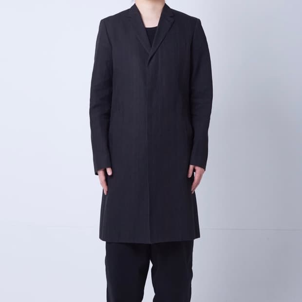 Pin stripe chester coat