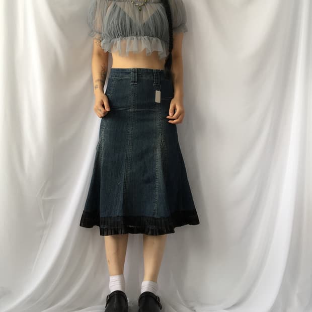 Shirring see through blouse