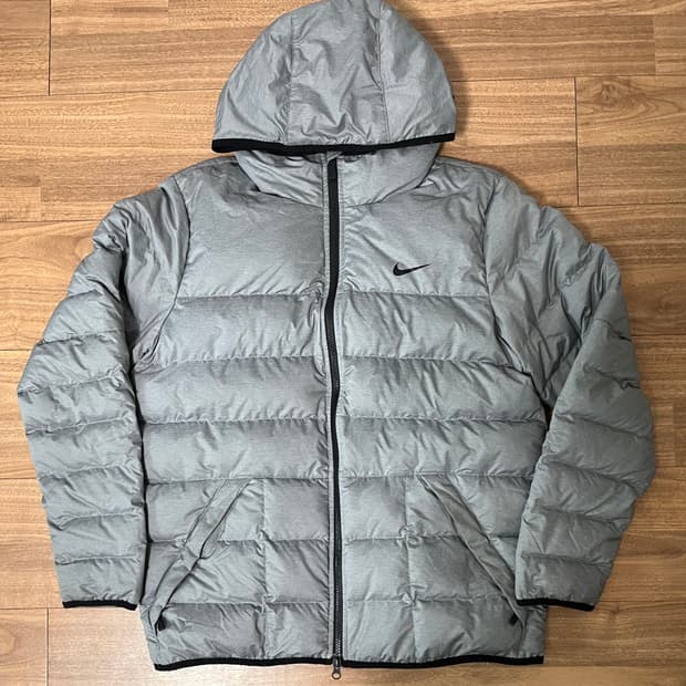 나이키 경량 패딩 그레이 덕다운 XL