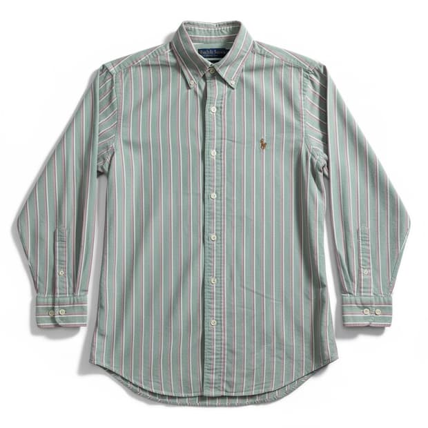 랄프로렌 클래식핏 스트라이프 셔츠 S