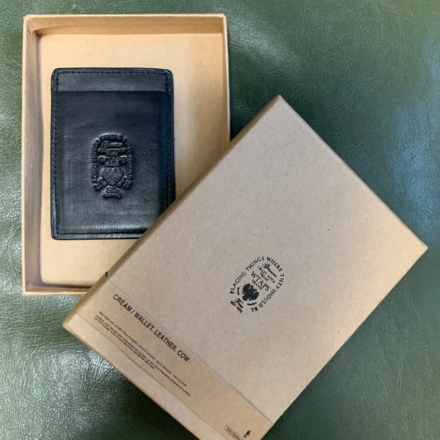 더블탭스 소가죽 카드지갑